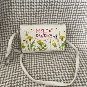 Betsey Johnson Feelin' Dandy Shoulder Bag - White and Green